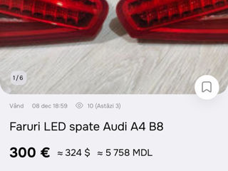 Audi A4 B8 stopuri spate