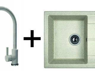 Set robinet Solo si chiuveta Nica 580. Brand (Dr.Gans). Calitate Premium. Garantie. foto 1