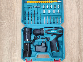 Новый шуруповёрт Makita 12v 2ah + насадки в комплекте foto 2