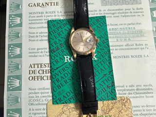 Rolex original cu acte din aur 750proba foto 4