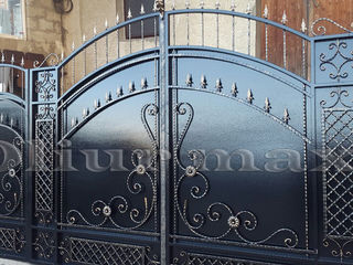 Balustrade, porți, garduri, copertine, gratii, uși metalice și alte confecții din fier forjat! foto 5