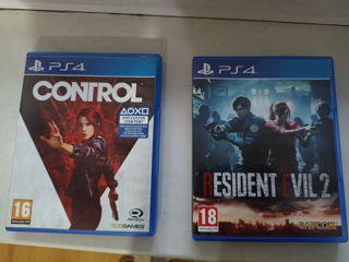 Control PS4 и Resident Evil 2 Remake