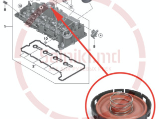 Клапан вентиляции картерных газов для BMW и Mini B47 11128581797 foto 2