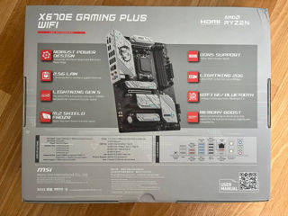 Vând Placă de bază MSI X670E Gaming Plus WiFi pentru AMD Ryzen, nouă, sigilată foto 2