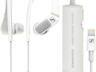 Sennheiser AMBEO Smart Headset (iOS) – Active Noise Cancellation, Transparent Hearing and 3D Sound R
