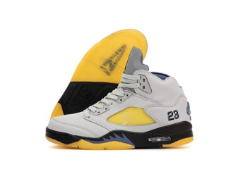 Nike Air Jordan 5 Retro Grey/Yellow foto 8