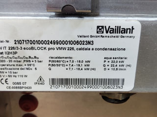 Cazan cu condensare Vaillant 22kW foto 10