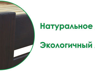 Кровать из дерева, крепкая 140х200 5100 lei бесплатная доставка, продажа и в кредит foto 3