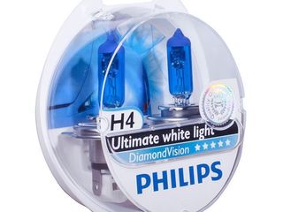 Lampi Auto, Becuri Halogen, Philips Diamond Vision 5000K, LED Efect 4300K Lampi auto  Livrare foto 2