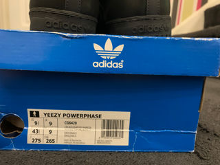 Adidas Yeezy Powerphase Calabasas Core Black!marime-43,5 foto 4