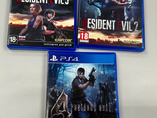 Resident Evil 2, 3, 4 PS4