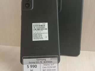Samsung Galaxy S21 FE, 8/256 GB. Pretul 5999 lei