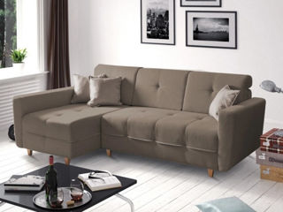 Canapea tapiţată extensibilă de calitate înaltă 145x206