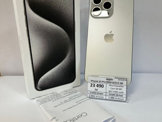 Apple iPhone 15 Pro Max 8/512 Gb ( nou + garanţie) - 23490 lei