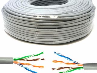 Utp cable cat.5e/lan ethernet cable/Сетевой интернет кабель/Патч-корды foto 3