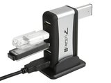 Hub USB 7 porturi cu alimentare externa pentru HDD-uri externe si alte dispozitive USB foto 1