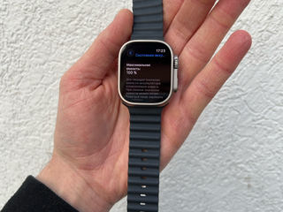 Apple Watch Ultra Midnight Ocean Band Titanium Case 49mm! foto 4