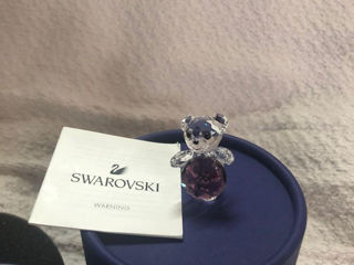 Swarovski cristal bear figurina foto 2