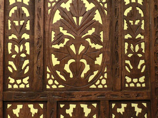 Индийская ширма ручной работы из древесины «Шишам» foto 5