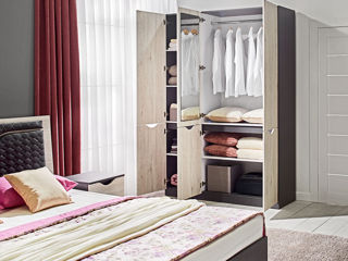Dormitor Ambianta Happy 4, modern, cu livrare gratuită! foto 3