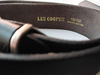 Фирменный мужской ремень из натуральной кожи Lee Cooper, размер L foto 2