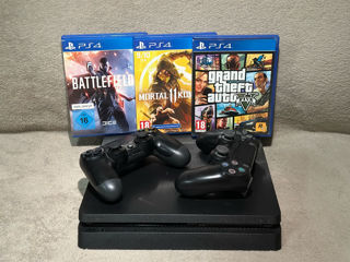 Playstation 4 SLIM 1000GB cu 30 de jocuri