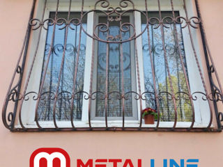 Gratii, grilaje din metal la geamuri la comandă  foto 3