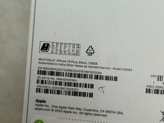 Iphone 15 Plus 128gb  Black  Sigilat  Original  Garantie Apple  Neverlock  Orice Sim foto 3