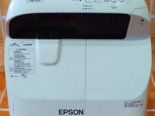 короткофокусный проектор Epson (навороченный), пульт, кабель, гарантия, пробное тестирование, чек foto 6