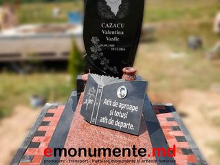 Monumente funerare din granit de la producător, cu garanție.Reducere 15% la pensionari! foto 3