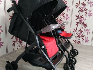 Carucior gemeni MACACA Plus 509 culoare (Black-Red) la netmarket.md gasiti la SUPER preț de 2799 lei foto 3