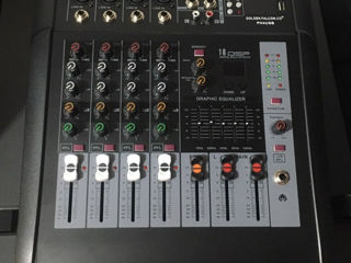 Mixer activ  cu amplificator 800 W foto 2