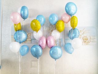 Balul de absolvire decor cu baloane baloane cu heliu выпускной бал шары с гелием foto 5