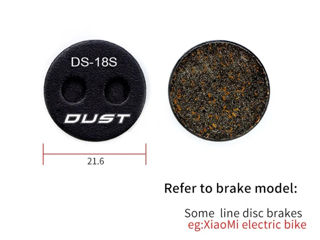 Тормозные велосипедные дисковые колодки Dust-18s foto 2
