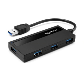 Rocketek USB 3.0 Hub, USB концентратор foto 1