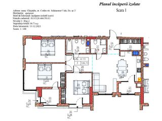 Exfactor Grup - orașul Codru 2 camere 65 m2, et. 3 la cel mai bun preț, direct de la dezvoltator! foto 15