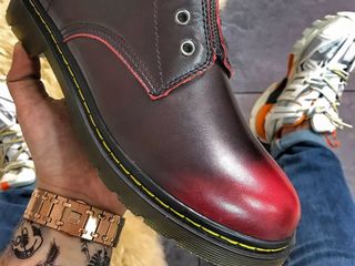 Dr. Martens Gusset Red Unisex foto 4