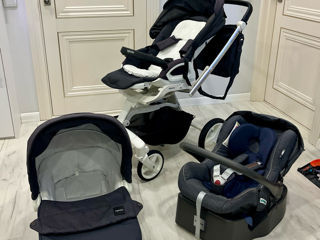 CARUCIOR INGLESINA 3 în 1 - SYSTEM QUATRRO IMPERIAL BLUE