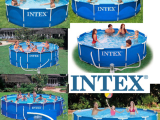 Сборка интех каркасный бассейн для дома 503х274х122см intex 26796