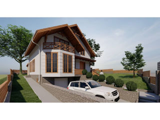 Casă de locuit individuală cu 2 niveluri / stil modern / 181.22m2/ arhitect / proiecte / construcții foto 2