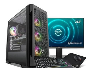 Gaming PC 1TB SSD PC  AMD Ryzen 5 5500, 16GB RAM, RTX 4060, MSI PRO MP241 foto 1