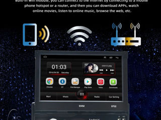 Классные магнитолы с выдвижным экраном на Android! 3G, WiFi, BT, USB, GPS, MP4! Камера в подарок! foto 10