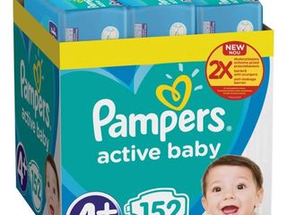 Scutece Pampers Active Baby XXL Box - cele mai convenabile ambalaje cu livrare in toata tara! foto 3