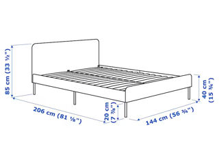 Mobilă pentru dormitor în stil scandinav IKEA foto 8