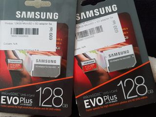 Samsung MicroSD 128GB. Карты памяти. foto 1