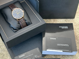 Rado Coupole Classic Позолоченные Black Face Automatic Mechanical Watch Часы Ceas Гарантией RRP1200£ foto 10