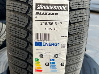 215/65 R17 Bridgestone Blizzak 6/ Доставка, livrare toata Moldova 2024 foto 2