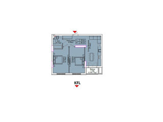 Apartament cu 2 camere, 57 m², Centru, Ungheni foto 7