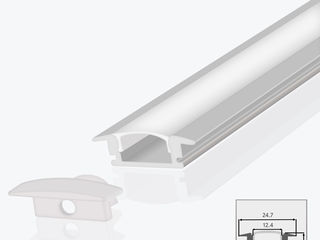 Алюминиевый профиль LED, подсветка для мебели, panlight, LED лента, врезной профиль, датчики, сенсор foto 7