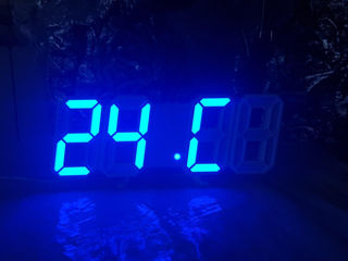 Часы=3D=LED-электронные настольные=настенные.Часы-будильник-температура-день-месяц-год.
